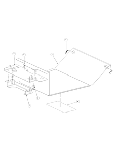 Floor Panel Assembly Diagram and Parts List for M60-KH (53AB5BDX150-27-HP)(2003) Cub Cadet Lawn Tractor